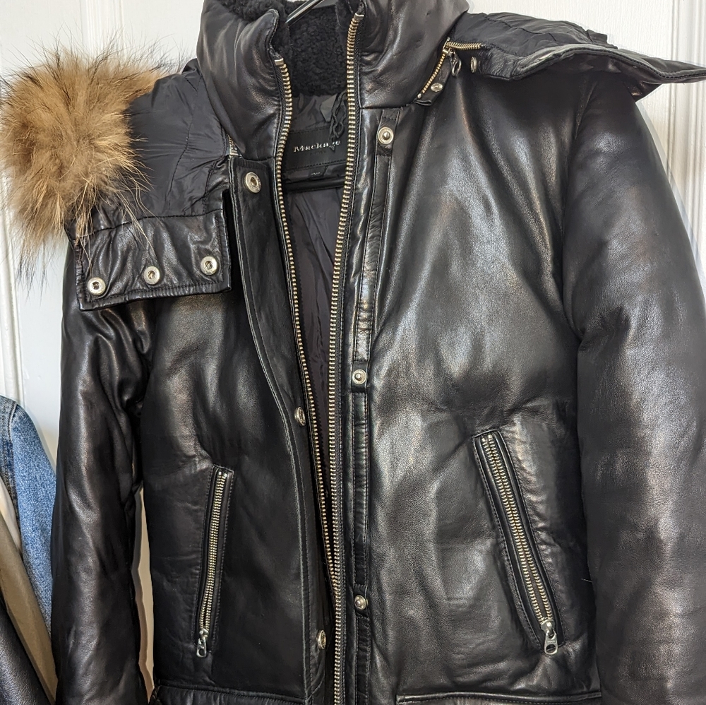 Mackage Montreal leather winter coat